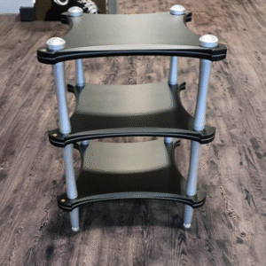 意大利 GOLD NOTE<br>GALILEO BLACK LACQUERED - S/STEEL 3層音響機架