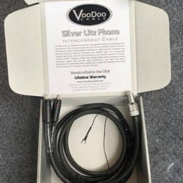 美國 VOODOO CABLE<br>Silver Litz Phono Tac-Rca唱臂線