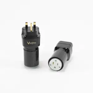 美國 VOODOO CABLE<br>PREMIUM GOLD COPPER UK-US 轉換器