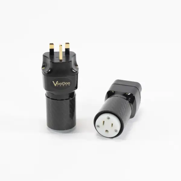 美國 VOODOO CABLE<br>PREMIUM GOLD COPPER UK-US 轉換器