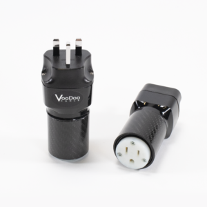 美國 VOODOO CABLE<br>PREMIUM Rhodium SILVER UK-US 轉換器