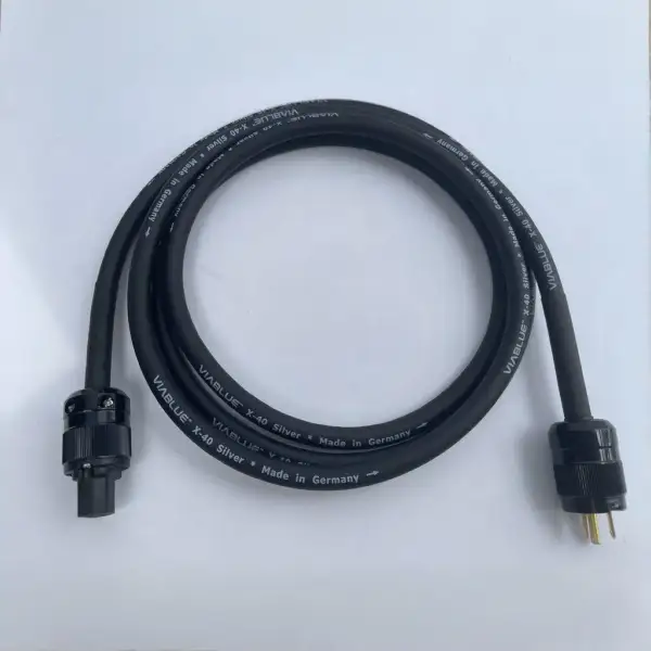 德國 VIABLUE <br>X40 Silver 電源線 HANDMADE